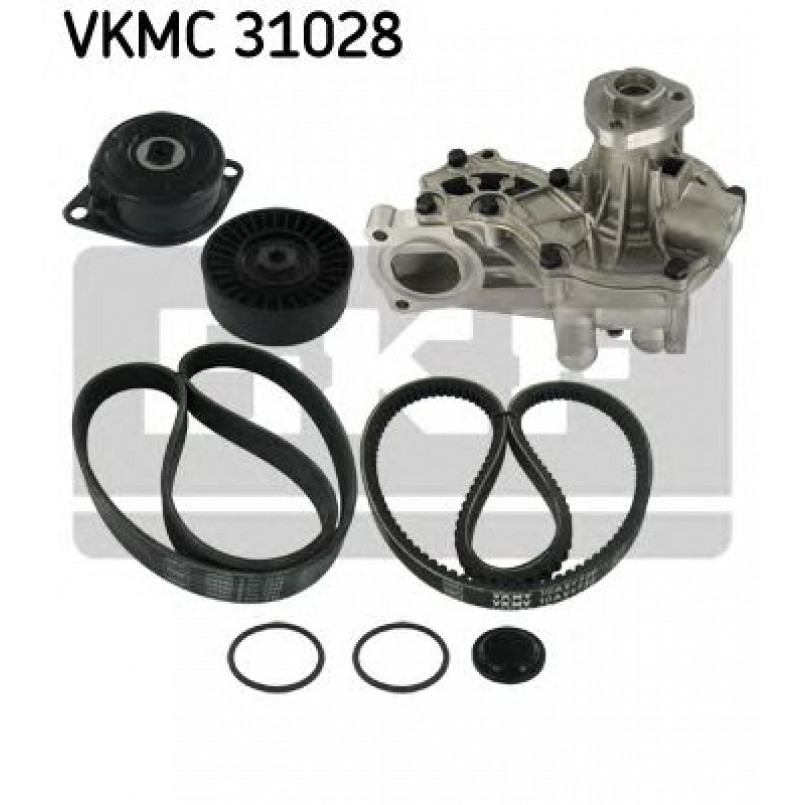 VKMC 31028 SKF - Насос охолоджуючої рідини + комплект зубчатого ремня